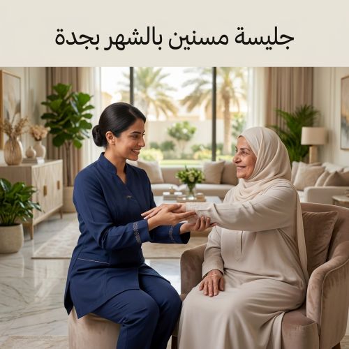 جليسة مسنين بالشهر بجدة الربوة