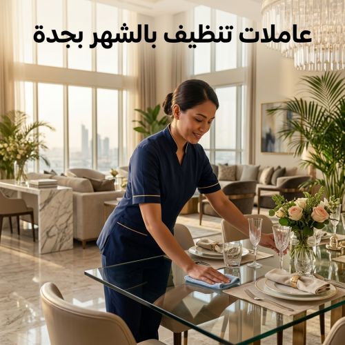 عاملات تنظيف بالشهر حى الزهرة بجده
