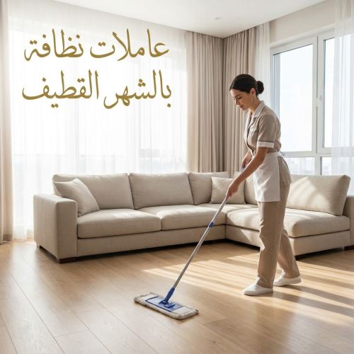 عاملات نظافة بالشهر القطيف